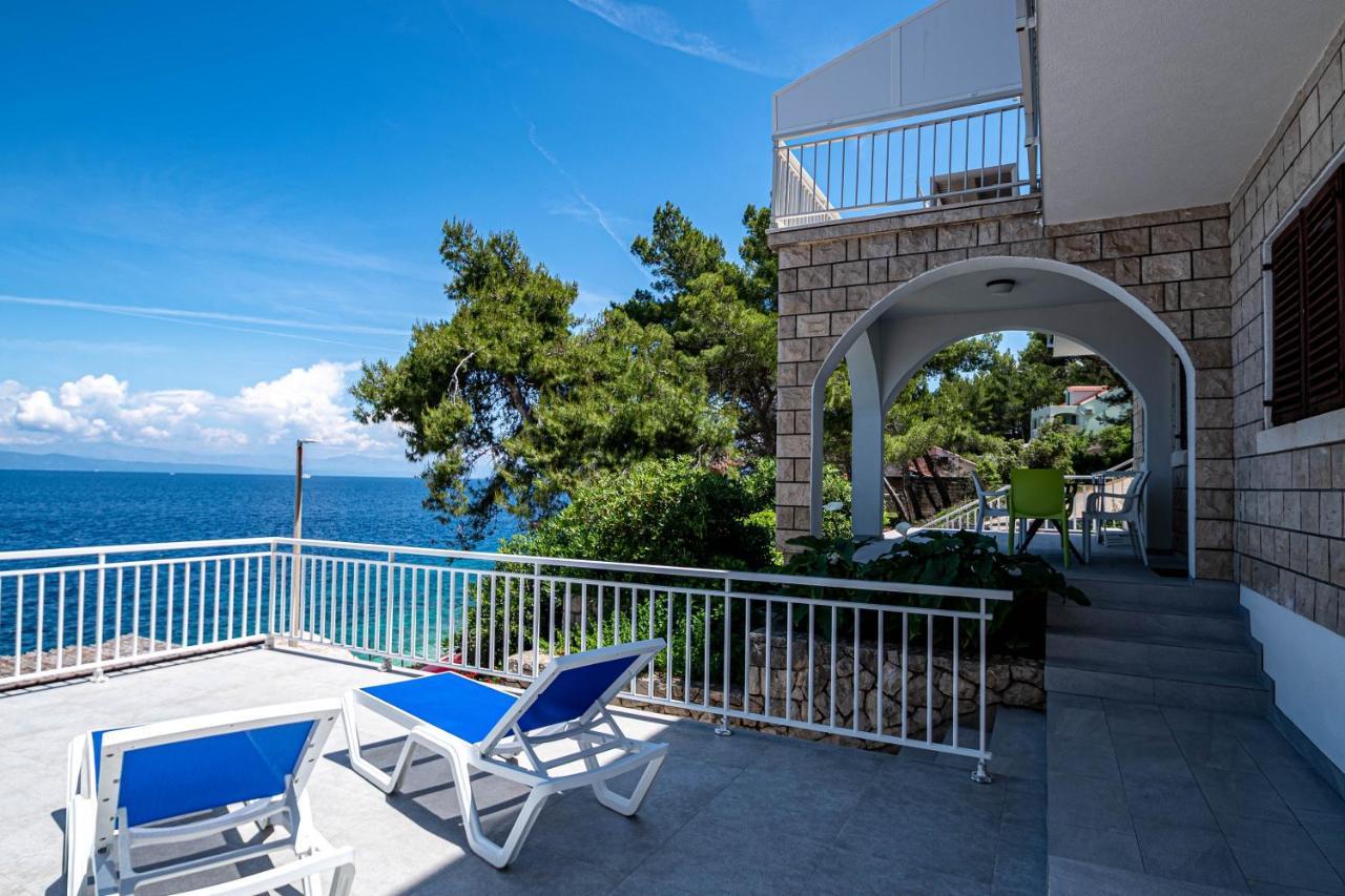 Beachfront Villa Tempera With Seaview Blato  Exterior photo